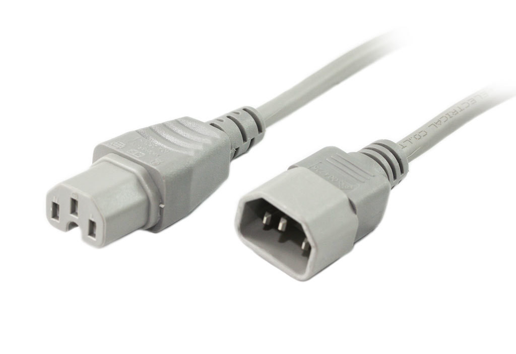 C14 to C15, Grey – Rubber (1mm2) image