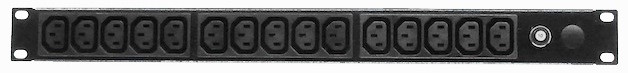 Power Strip 15 Outlets | IEC C13 | 19in 1RU Horizontal Rack Mounted image