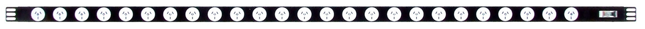 Power Strip 25 Outlets | 3pin | 1.7m Vertical Rack Mounted image