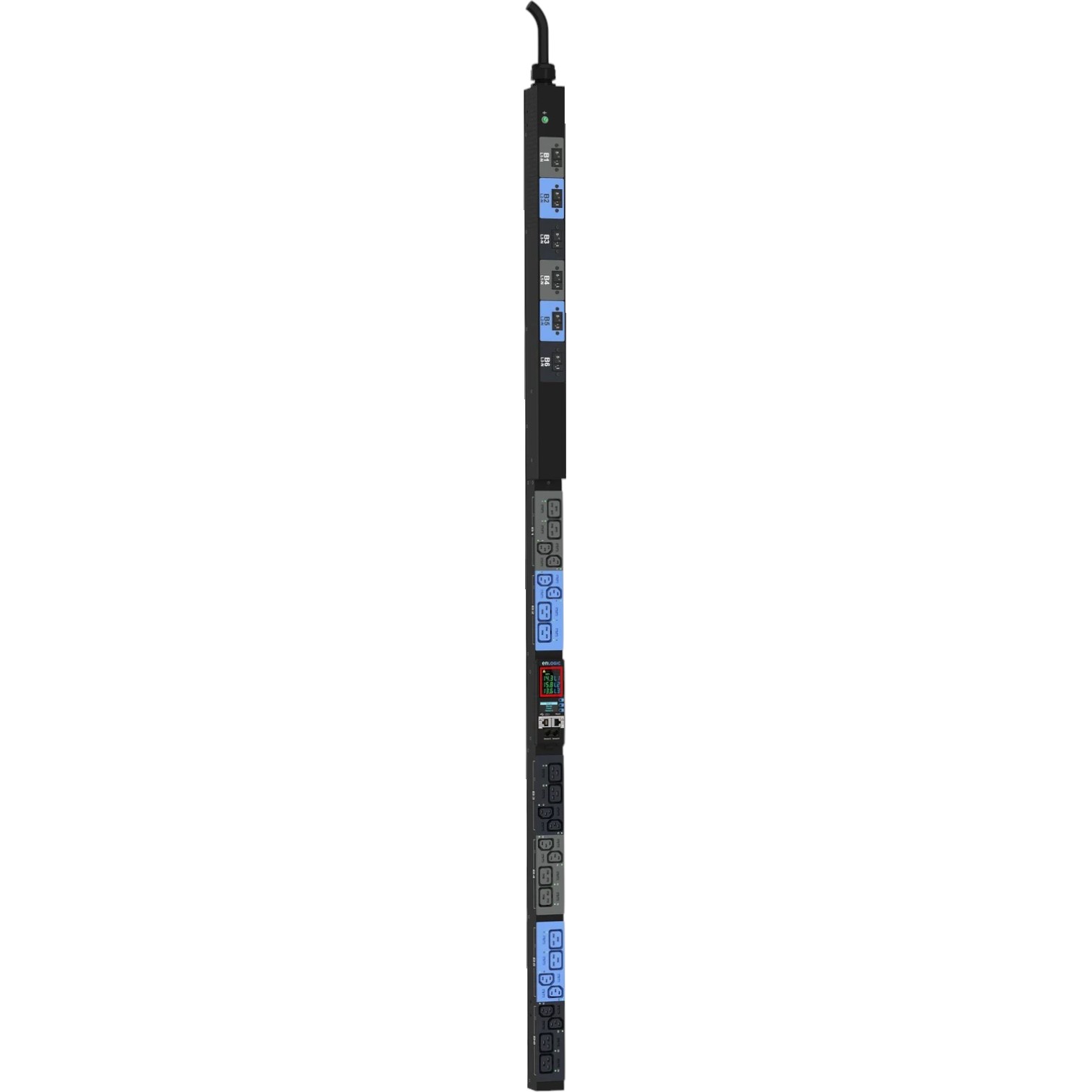 Enlogic Advantage Series Input Metered, Outlet Switched iPDU Three-phase 32A input with (12)C13 & (12)C19 outlets image