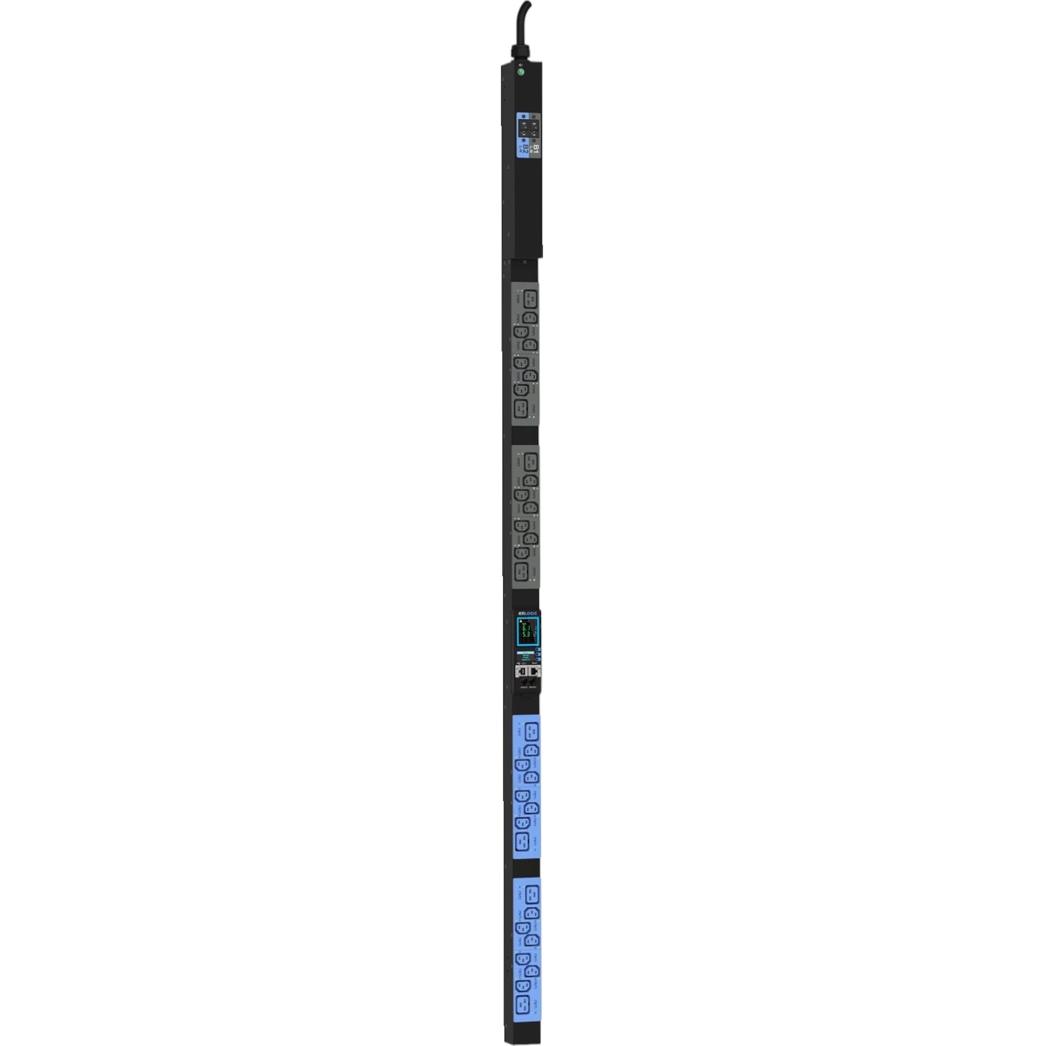 Enlogic Advantage Series Input Metered, Outlet Switched iPDU Single-phase 32A input with (24)C13 (8) C19 outlets image