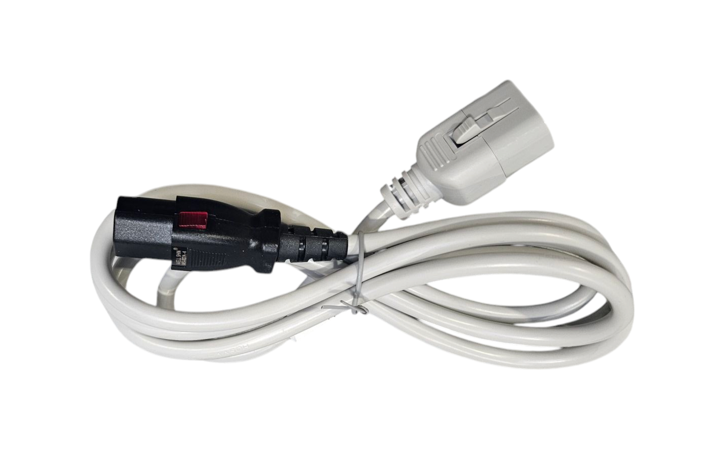 Dual Locking C20-C13 Grey Power Cord – 6 Pack image