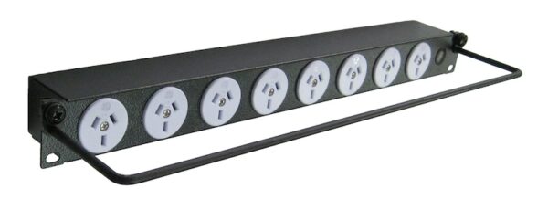 Cable Management Lacing Bar 1U Black 38mm depth | RackPower | Rack ...