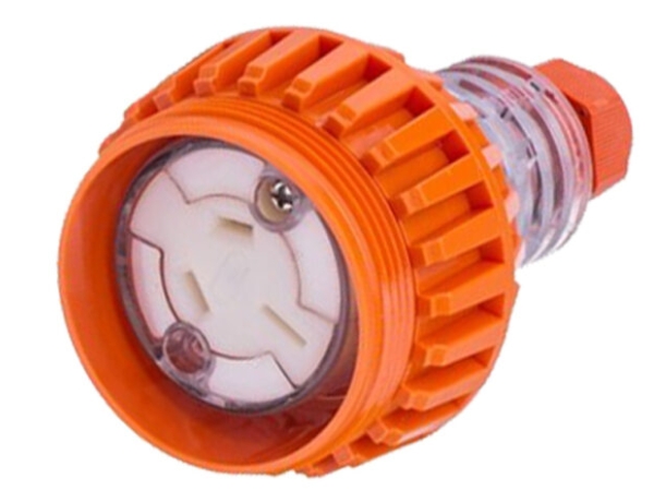 15A 3 flat pin Generic 56 series cord socket image