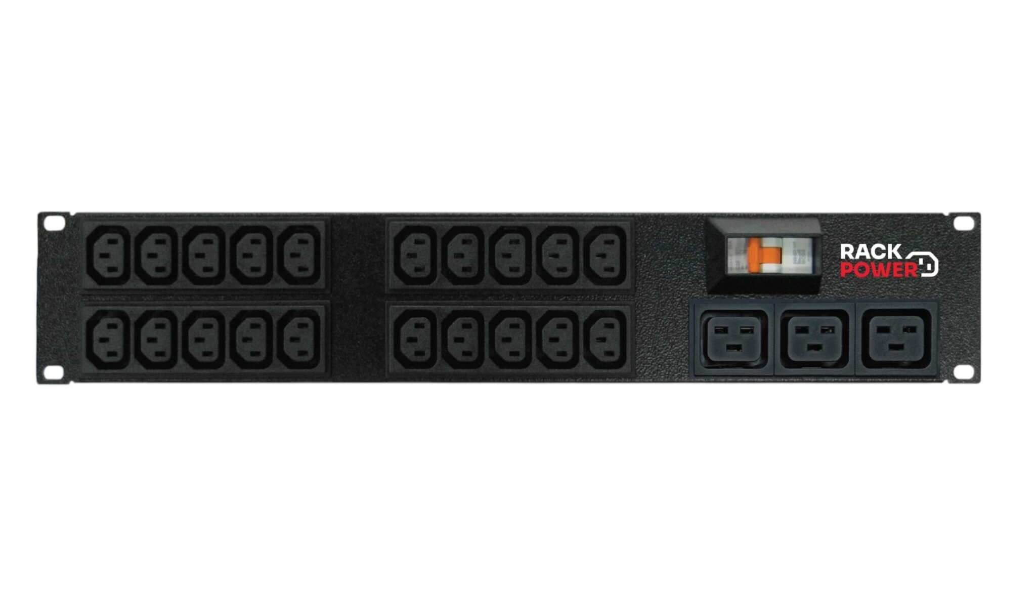 Power strip: 20 x 10A C13 IEC outlets, 3 x 16A C19 IEC outlets, Circuit ...