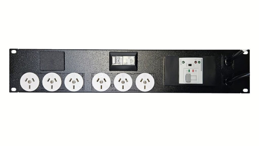 Transfer Switch Rack Mount Automatic Transfer Switch | 6 Outlets 3 Pin | 19in 2RU Horizontal Rack ...