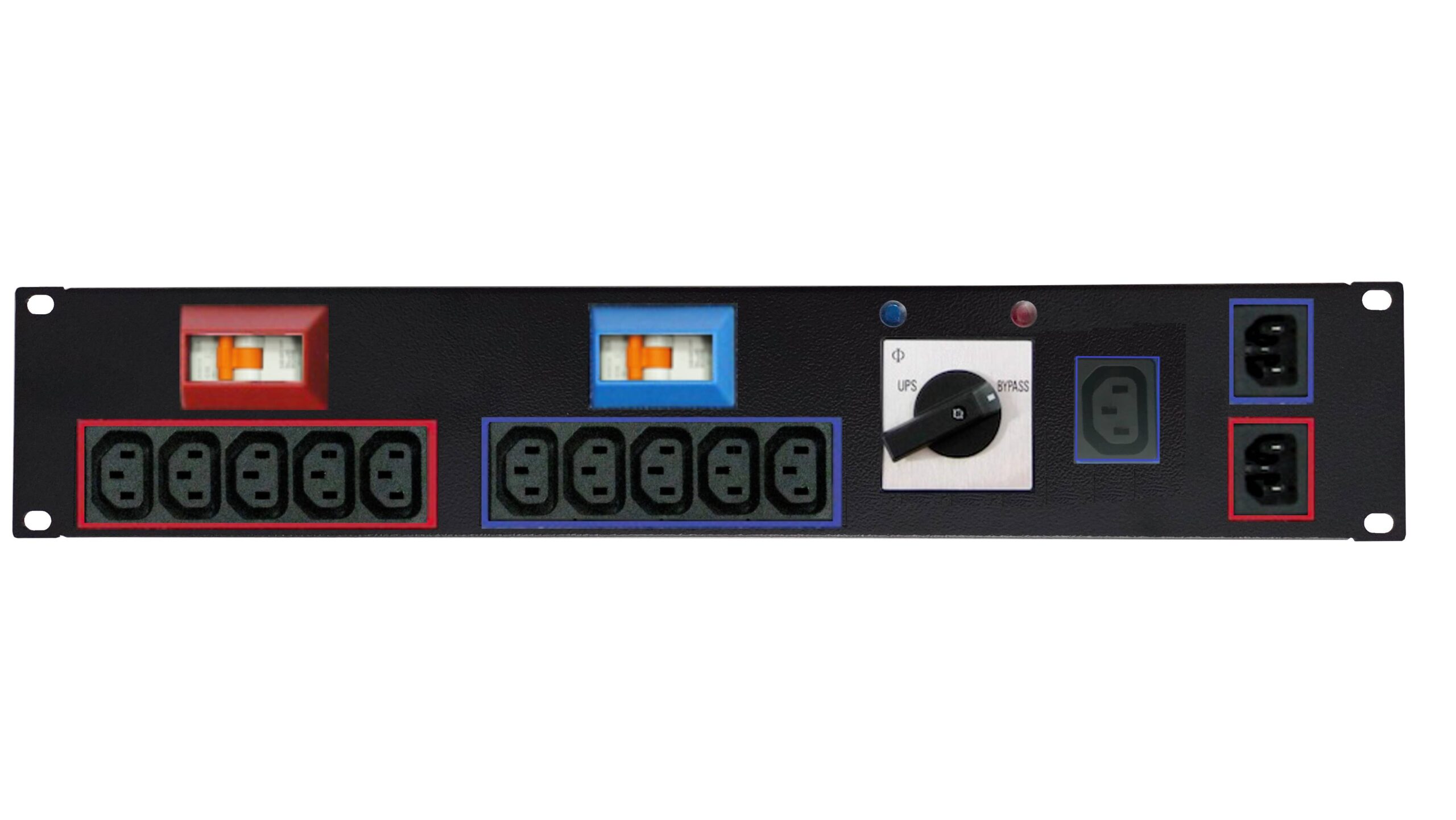UPS Maintenance Bypass Switch Rack 2U (Suitable for 1-3kVA UPS) - Image 3