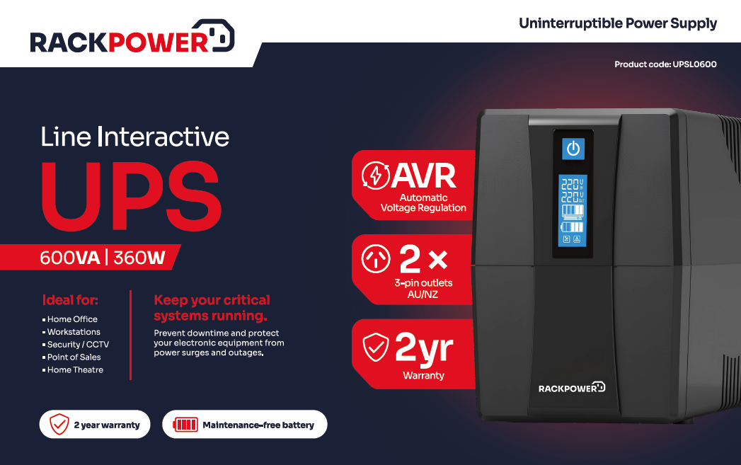 600VA Line Interactive UPS - Image 3