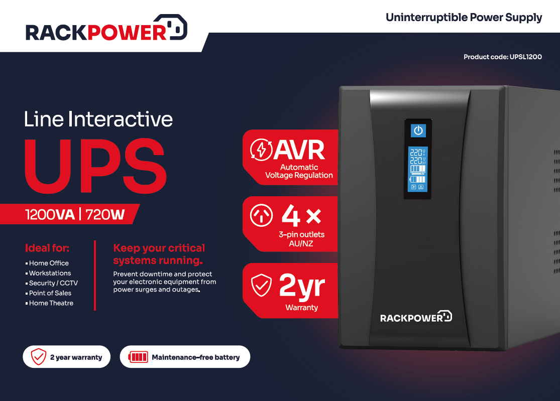1200VA Line Interactive UPS - Image 2