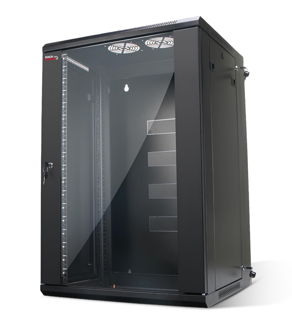 12U Double Section Swing Wall Mount Cabinet image